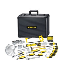 Kit de mantenimiento con maletín de aluminio 142 piezas stmt98109-1 stanley