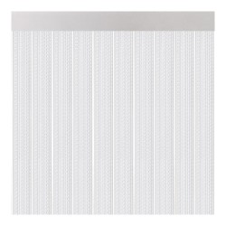 Cortina para puerta modelo "lisboa" color cristal 90x210cm m63580 acudam