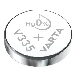 Micro pila de boton silver sr512sw - v335 100mah (blister 1 unid.) ø5,8x1,25mm