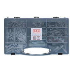 Tacos / tornillos / clavos, 560 piezas