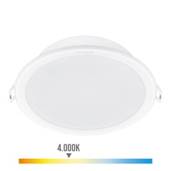 Downlight led empotrable modelo meson color blanco 5,5 w 550 im, pack 3 unidades