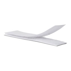 Tira adhesiva de cierre de gancho y bucle 2 x 10cm. blanco, 2143-2, inofix