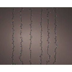 Cortina led parpadeante, multicolor suave, 3,75m