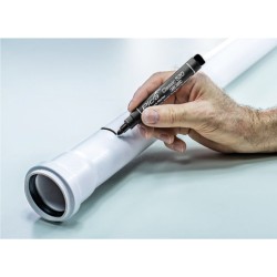 Marcador permanente tipo bala rojo