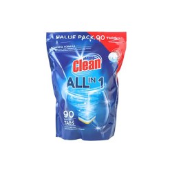 Pastillas lavavajillas todo en 1, 90 uds