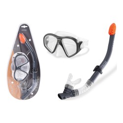 Gafas y tubo de buceo