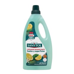 Limpiador desinfectante suelos y superficies limón 1200 ml