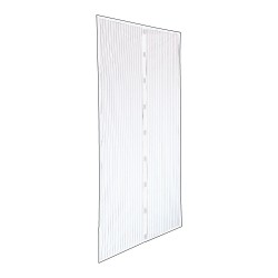 Mosquitera magnetica blanca 140 x 240 cm, 2 piezas 70 x 240 cm