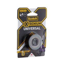 Cinta americana extremium 3 universal, 3 m x 19 mm, negra