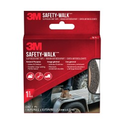 Cinta antideslizante rollo, exterior, negra, 25 mm x 4,5 m, uso general