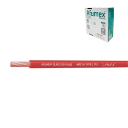 Cablecillo h07z1-k(as) 1,5 mm² rojo euro/m
