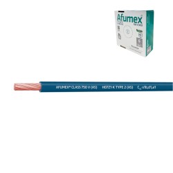 Cablecillo h07z1-k(as) 2,5 mm² azul euro/m