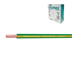 Cablecillo h07z1-k(as) 2,5 mm² amarillo/verde euro/m