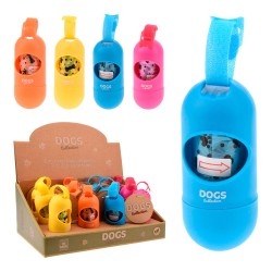 Portabolsas + 20 bolsas higiénicas colores surtidos