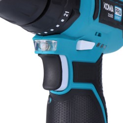 Kit taladro percutor 12 v con accesorios, bateria y cargador