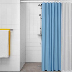 Cortina de baño basic azul 180 x 180 cm