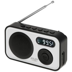 Radio digital pll am/fm ad 1906, 12,5 x 3 x 7,5 cm