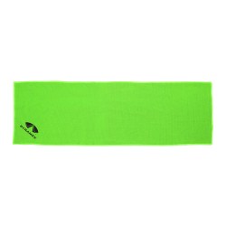Toalla reutilizable refrescante envolvente microfibra, verde, 83 x 28 cm