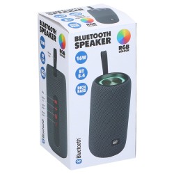 Altavoz bluetooth rgb 16 w, ø8 x 16,8 cm