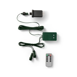 Transformador exterior verde con control remoto 5 m