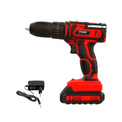 Taladro percutor / atornillador cid2050b 20 v incluye bateria + cargador