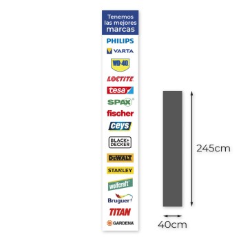 Vinilo para escaparate primeras marcas castellano