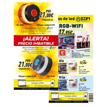 Flyer balizas 99760, 36087 - tiras led 31931/32/33 castellano
