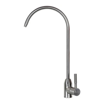 Grifo osmosis 1 agua, plateado cepillado