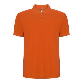 Polo pegaso premium naranja t.s