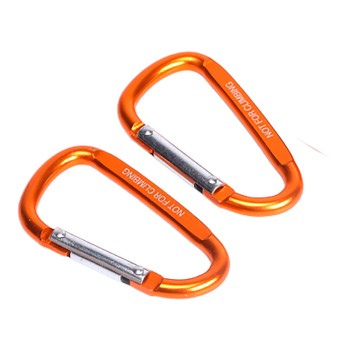 Mosquetón 60 mm, juego 2 uds