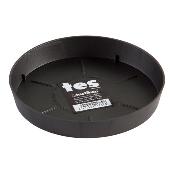 Plato de inyeccion para maceta tes ø14cm antracita plastiken