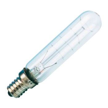 Bombilla incandescente tubular, e-14, 40 w, 25 x 80 mm