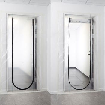 Barrera polvo para puerta, 220 x 110 cm