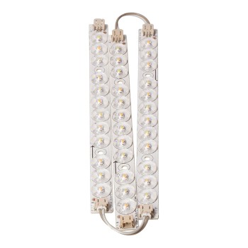 Juego tres tiras led recambio apliques redondo y cuadrado 12 w cct 32574, 32577