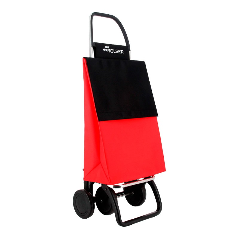 Carro de la compra basic ln 4 rojo - negro
