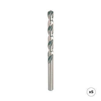 Broca hss4341 para metal, rectificada, ø1,00 x 34,00 mm, 5 uds