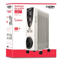Radiador de aceite 2500 w con 11 elementos