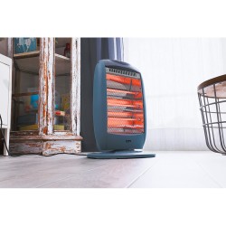 Estufa de cuarzo oscilante 400 / 800 / 1200 w anti-vuelco