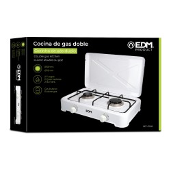 Cocina de gas esmaltada 2 fuegos