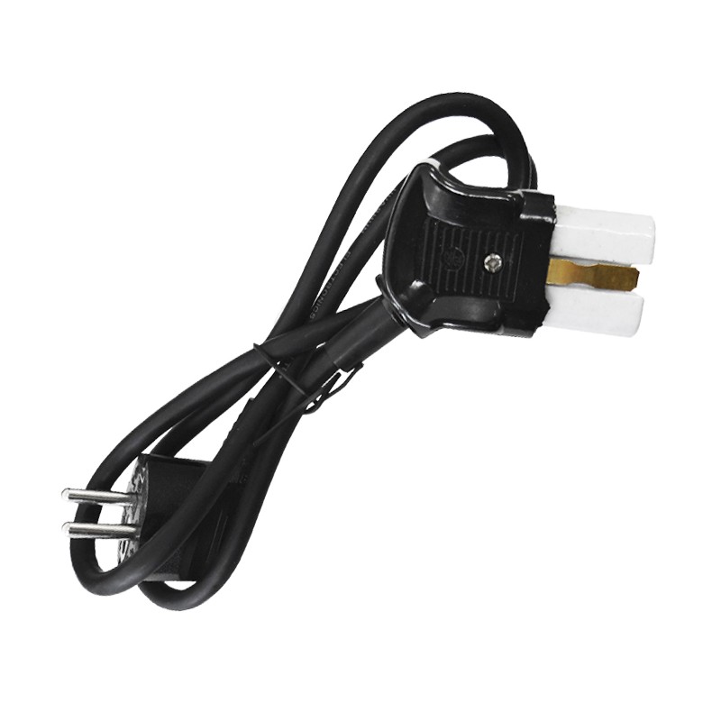 Prolongación tipo f 1m con clavija horno 10/16a ceramica