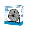Ventilador industrial de suelo. color negro 100w 64,7 db aspas ø45 x 54 cm