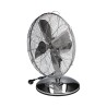 Ventilador de sobremesa. color cromado. potencia: 60w 61,7 db aspas: ø40 cm