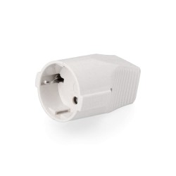 Base aerea t/tl 10/16 a 250 v blanca (retractilada)