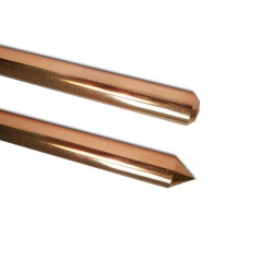 Pica de acero con recubrimiento 100 micras de cobre jabalina 1,5 m