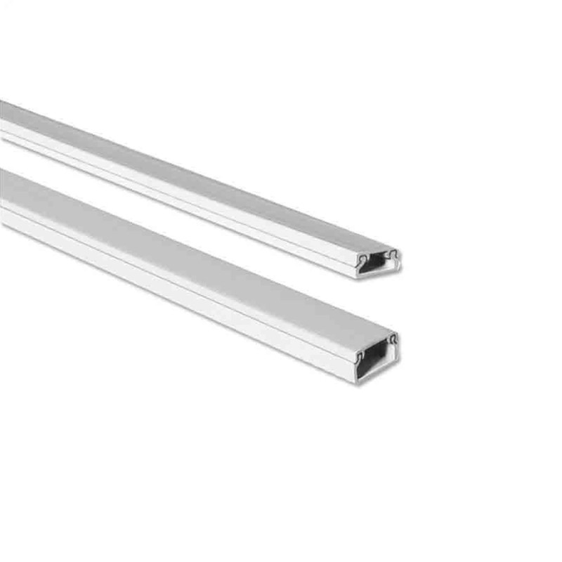 Mini canal blanca 2 m 10 x10 mm (precio por metro)