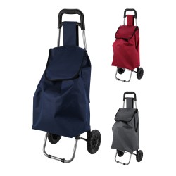 Carro de la compra con dos ruedas 33 l, colores variados