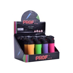 Encendedor recargable antorcha, colores surtidos euro/u