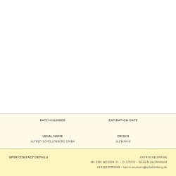 Guia cinta standard mini blanco 20 x 55 x 13 mm