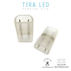 Empalme recto para dos tiras de led