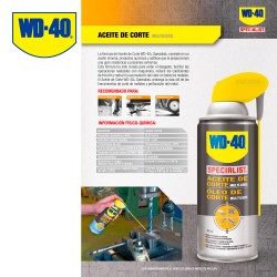 Specialist aceite de corte 400ml wd40 34381